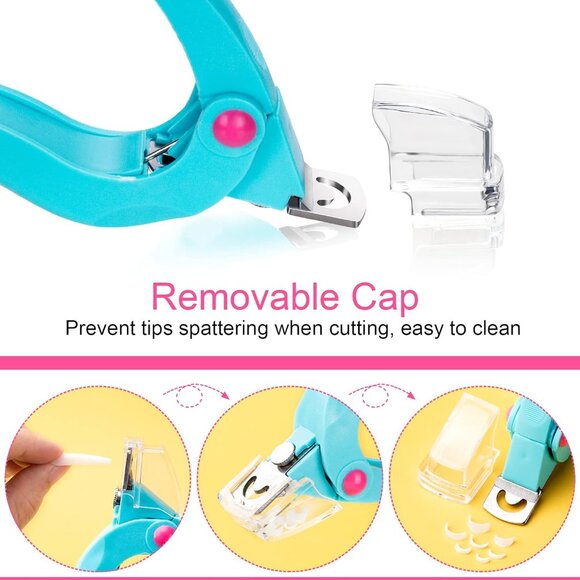 Acrylic Nail Clipper Adjustable Stainless Steel Cutter(1 set) - Picture 12 of 12